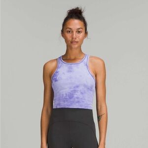 Lululemon cropped ebb to street tank